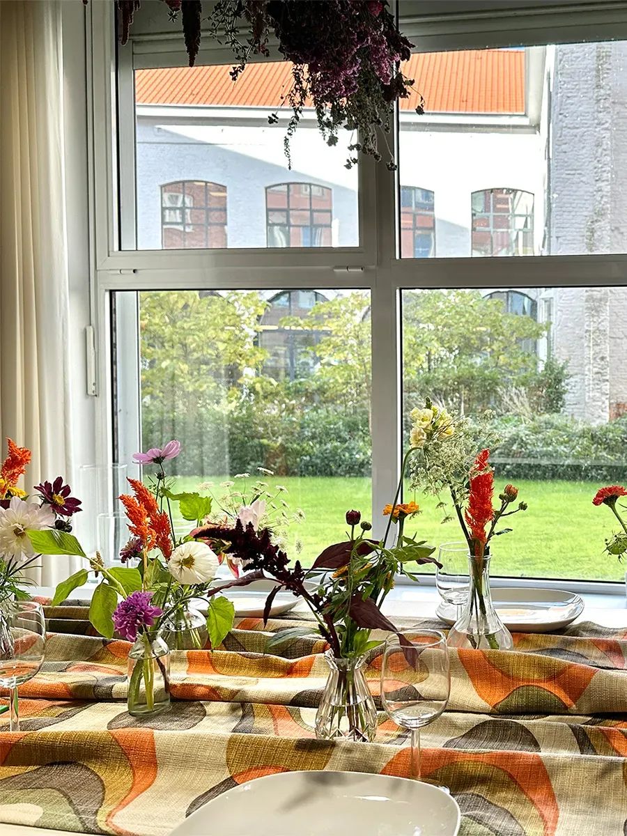 Soliflore avec ses fleurs fraîches