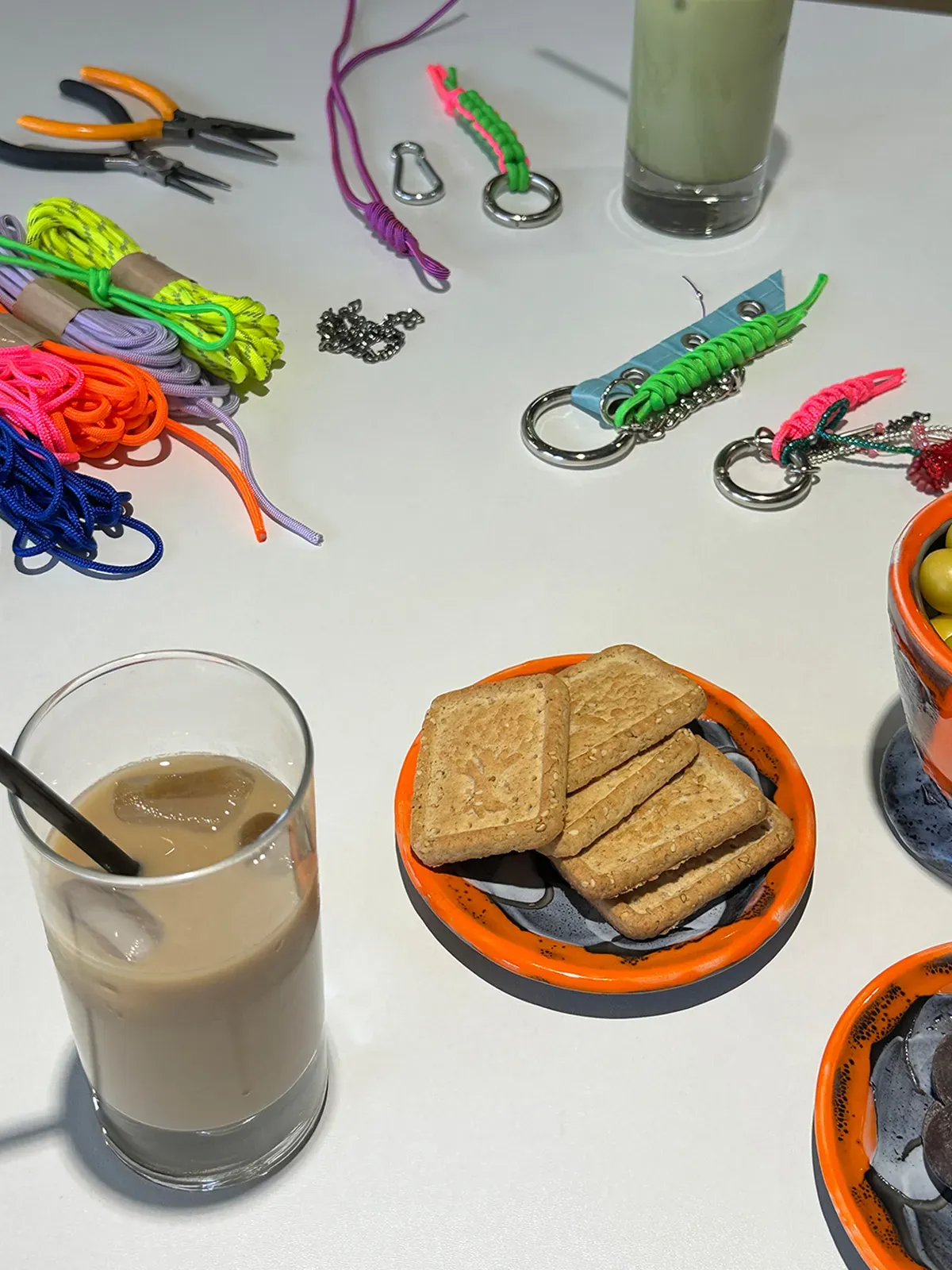 Apéro ou Goûter Porte-clé charm