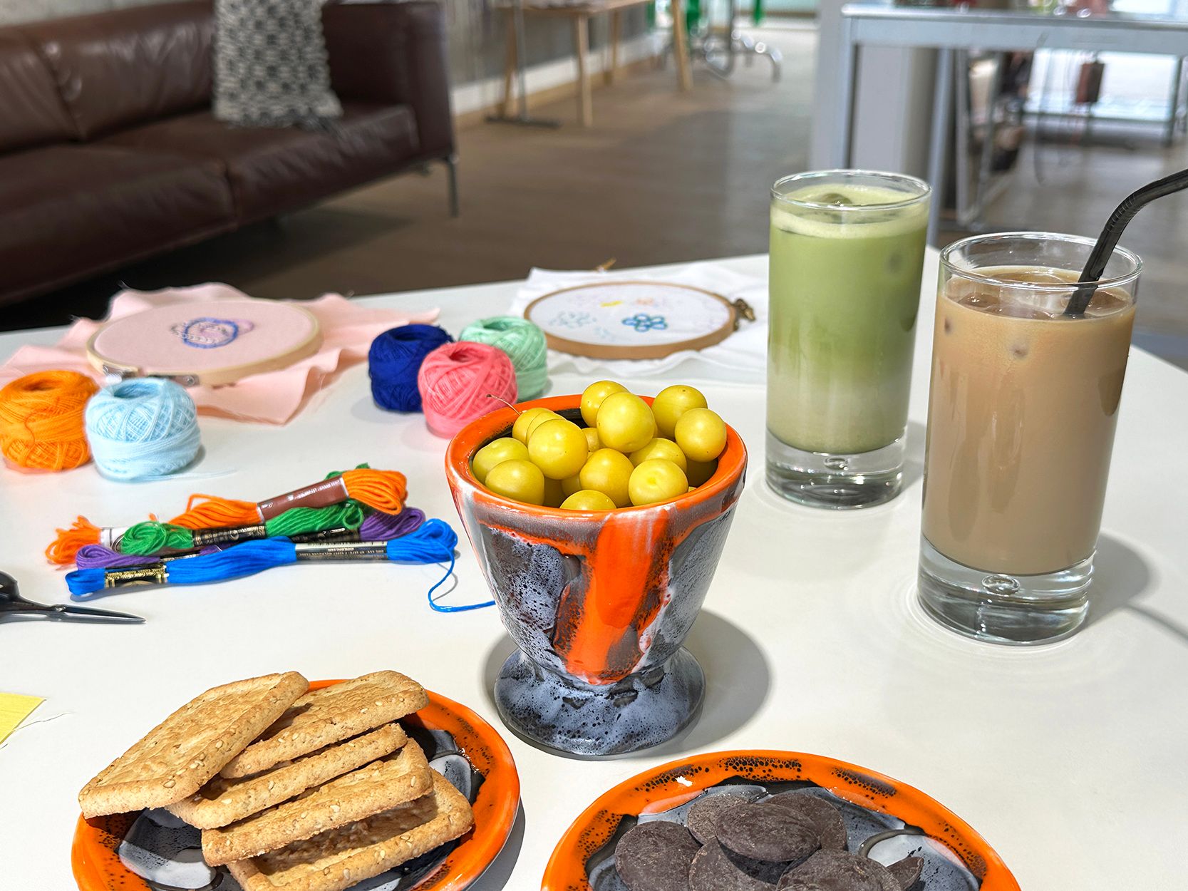 Apéro ou Goûter Broderie